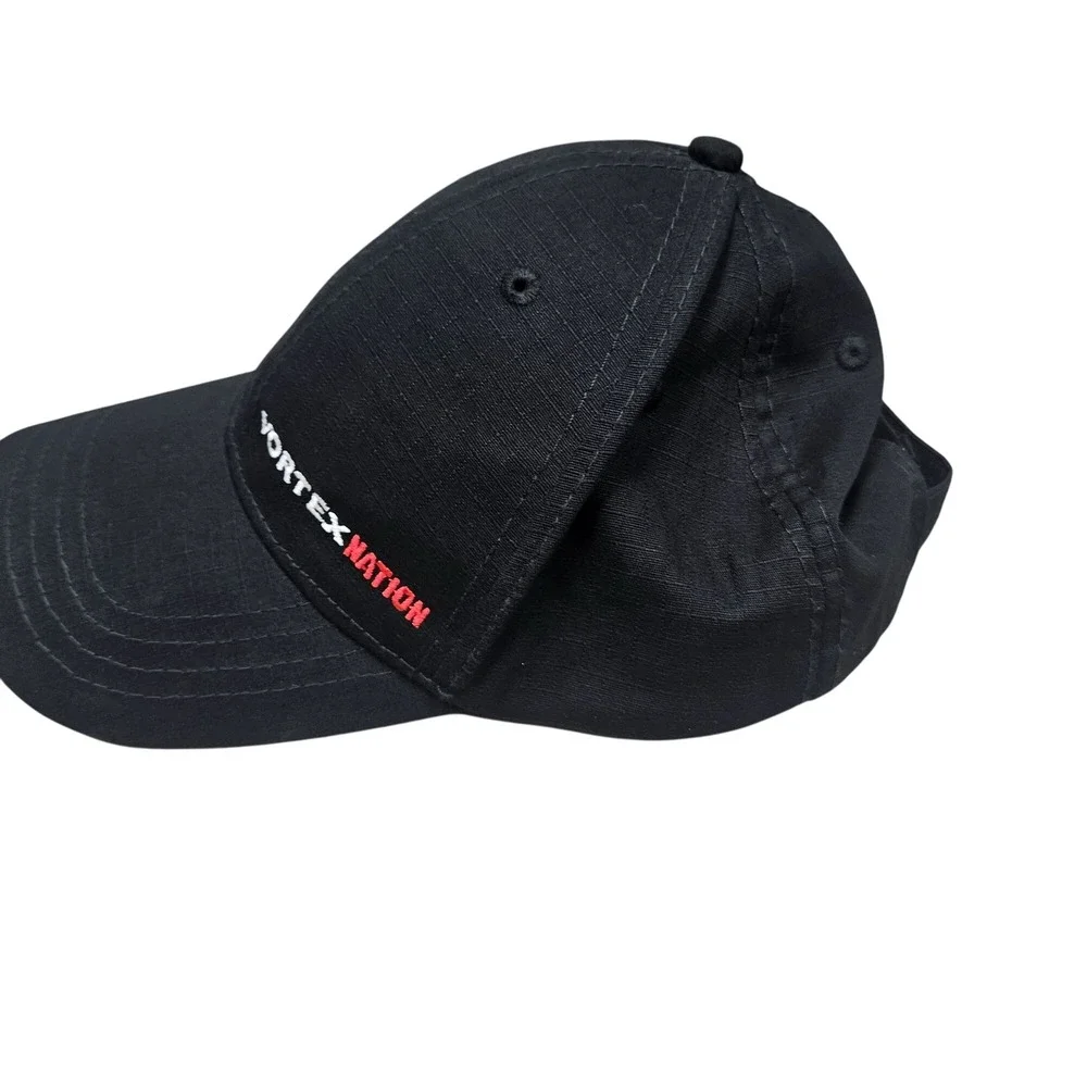 Vortex Nation Black Baseball Cap‎ Adjustable Strap